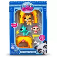 Littlest Pet Shop: zestaw 3 figurek seria 1 - Dżungla