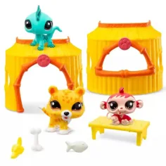 Littlest Pet Shop: zestaw 3 figurek seria 1 - Dżungla zdjęcie 2