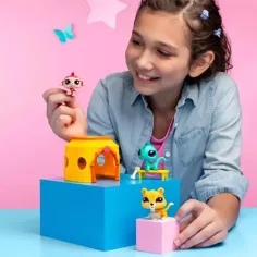 Littlest Pet Shop: zestaw 3 figurek seria 1 - Dżungla zdjęcie 4
