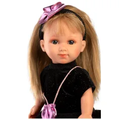 Llorens: Elena, lalka 35 cm w czarnym ubranku zdjęcie 2