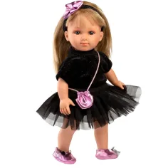Llorens: Elena, lalka 35 cm w czarnym ubranku zdjęcie 3