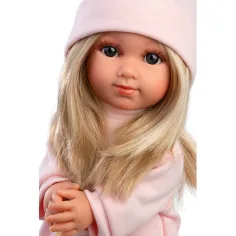 Llorens: Elena, lalka 35 cm w różowej czapce zdjęcie 3