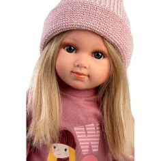 Llorens: Elena lalka 35 cm w różowym zestawie zdjęcie 4