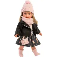 Llorens: Lalka Carla 40 cm w czarnym płaszczu