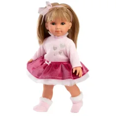 Llorens: Lalka Elena 35 cm w czerwonej spódnicy zdjęcie 2