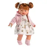 Llorens: Lea 33 cm lalka w ubranku z misiem