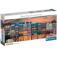 Lśniąca panorama Amsterdam HQC 1000-elementowe puzzle - Clementoni