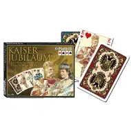 Luksusowe karty do remika - Kaiser Jubiläum 2x55 kart - Piatnik