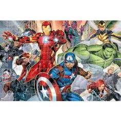 Luna: Avengers 2 w 1, 150-elementowa, trójwymiarowa układanka do kolorowania zdjęcie 2