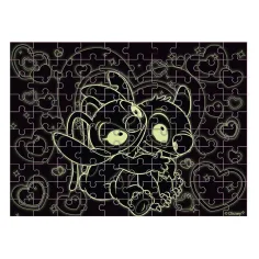 Luna: Disney Stitch 100-elementowa, świecąca w ciemności układanka zdjęcie 3