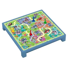 Luna: Disney Stitch 2 w 1 gra planszowa – Węże i drabiny oraz Cztery w rzędzie zdjęcie 3