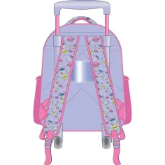 Luna: Disney Stitch Aloha dwukomorowy przedszkolny plecak na kółkach 27 x 10 x 31 cm zdjęcie 2