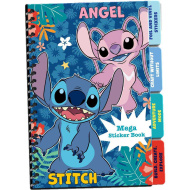 Luna: Disney Stitch Mega zeszyt z naklejkami