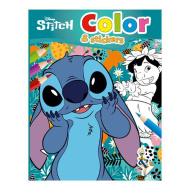 Luna: Disney Stitch kolorowanka z naklejkami, 32 strony