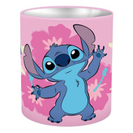 Luna: Disney Stitch metalowy cylindryczny przybornik na biurko 10 x 11 cm