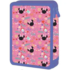 Luna: Dwupoziomowy piórnik z wyposażeniem z Myszką Minnie zdjęcie 2