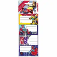 Luna: Etykiety zeszytowe Transformers, opakowanie 20 sztuk