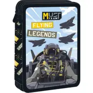 Luna: Flying Legends 2-poziomowy piórnik z wyposażeniem