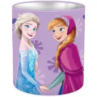Luna: Frozen Elsa i Anna metalowy okrągły pojemnik na przybory do pisania 10x11 cm