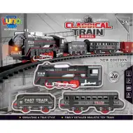 Luna: Klasyczny zestaw pociągów 20-częściowy ze światłem i dźwiękiem