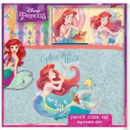 Luna: Księżniczki Disneya - Zestaw piśmienniczy Ariel w torbie PVC