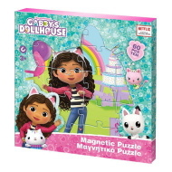 Luna: Magnetyczna układanka puzzle 3x20 sztuk z motywem domku Gabi
