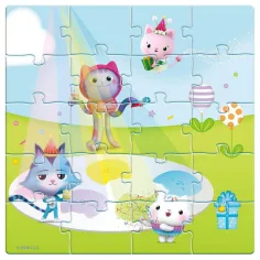 Luna: Magnetyczna układanka puzzle 3x20 sztuk z motywem domku Gabi zdjęcie 3