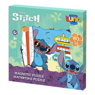 Luna: Magnetyczne puzzle 3x20 sztuk z motywem Disney Lilo i Stitch