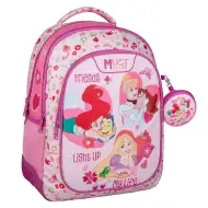 Luna: Musi być plecak Team Disney z księżniczkami, zaokrąglony, 3-komorowy, 32x18x43 cm