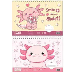 Luna: Must Axolotl szkicownik A4, 30 kartek, w różnych wersjach