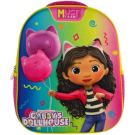 Luna: Must Team 3D Gabi domek dla lalek zaokrąglony plecak przedszkolny 26x10x32 cm