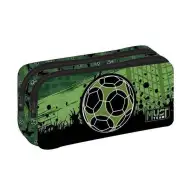 Luna: Must Team Football Pro Player dwupoziomowy piórnik w kształcie walca 21x6x9 cm