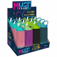 Luna: Muszę... Jasnokolorowy plastikowy bidon 500ml w różnych wariantach 1 szt.