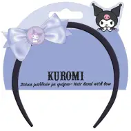 Luna: Opaska do włosów z kokardą w wzór Kuromi