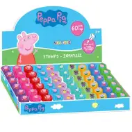 Luna: Pieczątka z końcówką kredki z bajki Świnka Peppa, różne rodzaje, 1 sztuka