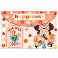Luna: Plastikowa teczka na dokumenty A4 z zatrzaskiem z motywem Minnie Mouse