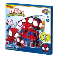 Luna: Puzzle magnetyczne 3x20 elementów z motywem Spidey i przyjaciół