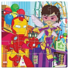 Luna: Puzzle magnetyczne 3x20 elementów z motywem Spidey i przyjaciół zdjęcie 2