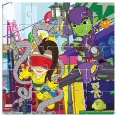 Luna: Puzzle magnetyczne 3x20 elementów z motywem Spidey i przyjaciół zdjęcie 3