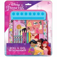 Luna: Roll&amp;Go Zestaw kolorowanek Księżniczki Disneya