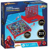 Luna: Spider-Man 2 w 1, Cztery w rzędzie i Węże i drabiny gra planszowa