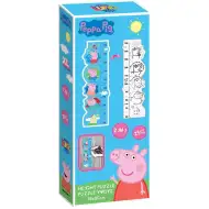 Luna: Świnka Peppa kolorowalny miernik wzrostu maxi puzzle, 25 elementów