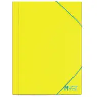 Luna: Teczka z gumką Must Team, żółta, 25x35 cm