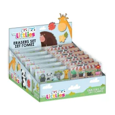 Luna: The Littlies — zestaw 4 gumek do ścierania w pudełku, w różnych wariantach