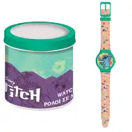 Luna: Zegarek analogowy Lilo &amp; Stitch w metalowym pudełku ozdobnym