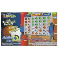 Luna: Zestaw do gry w kółko i krzyżyk Baseball vs Football 27x19cm
