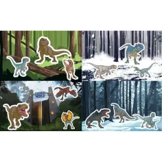 Luna: Zestaw naklejek Jurassic World z 140 naklejkami i 4 tapetami zdjęcie 2