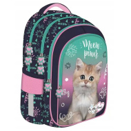 MLF Kitty Party plecak/torba szkolna w kotki, 4-komorowy BPL58 40x29x19 cm