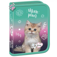 MLF Kitty Party rozkładany piórnik z motywem kotów PC03 20,5x14x3,5 cm