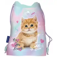 MY Little Friend – Worek na buty/sportowy z pastelowym motywem kotka Kitty, 43x32 cm